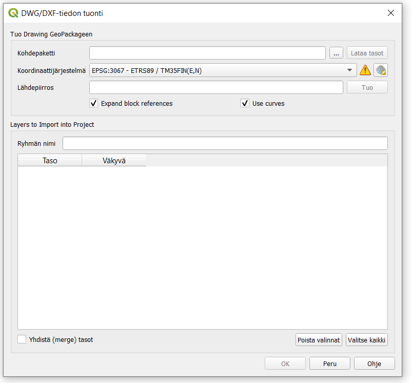 Gispo • CAD-aineistot ja QGIS CAD