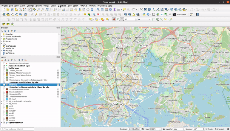 Gispo • Gispon QGIS-lisäosat hyötykäyttöön QGIS