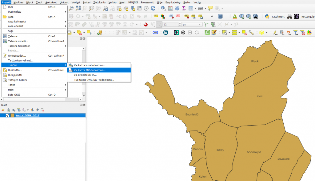 Gispo • Valmiin työn jakamisesta qgis