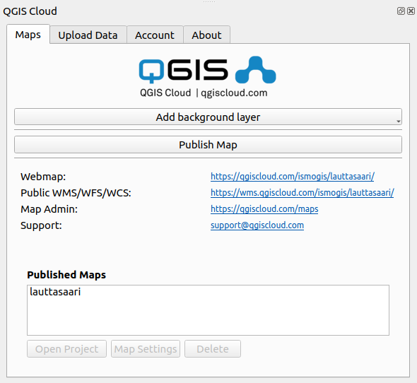 Gispo • Paikkatietoprojektit työpöydiltä maailmalle - työkaluna QGIS Cloud qgis cloud