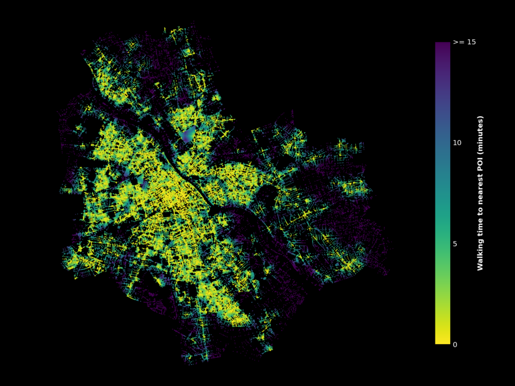 Gispo • Analysing urban walkability using OpenStreetMap and Python urban walkability