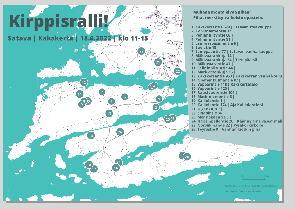 Gispo • Kirppiskartta QGISillä “helposti” kirppiskartta