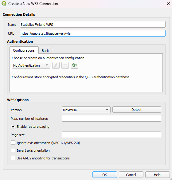 Gispo • How to use WFS in QGIS wfs